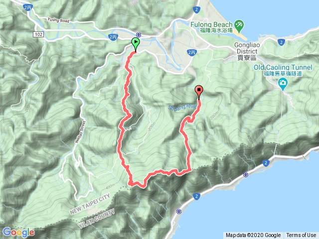 貢寮國中縱走大嶺古道、桃源谷出草嶺古道