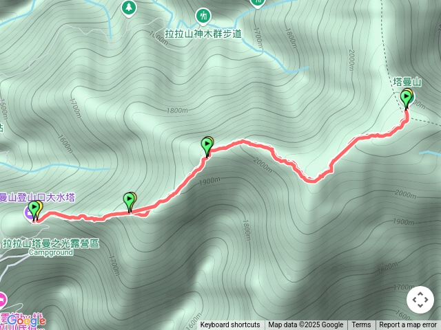 塔曼山登山步道