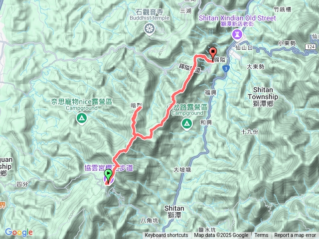 苗栗獅潭 協雲宮-新石門山-新田山-銃庫山-和興山-錫隘古道縱走