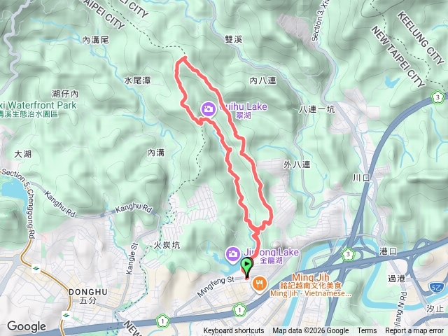 老鷲尖山、內溝山、翠湖O型預覽圖