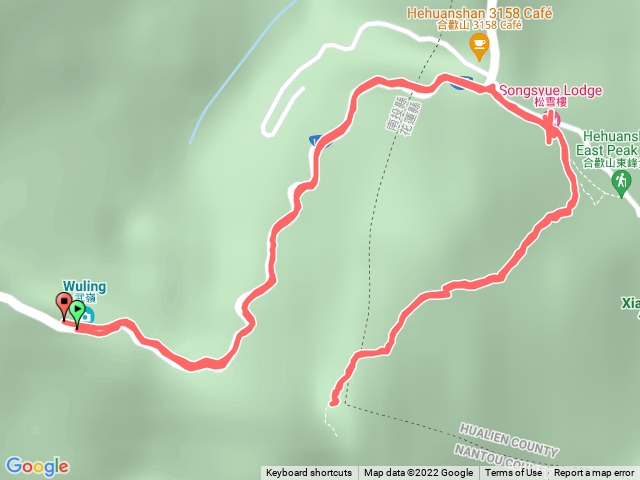 武嶺 -> 合歡東峰 -> 武嶺