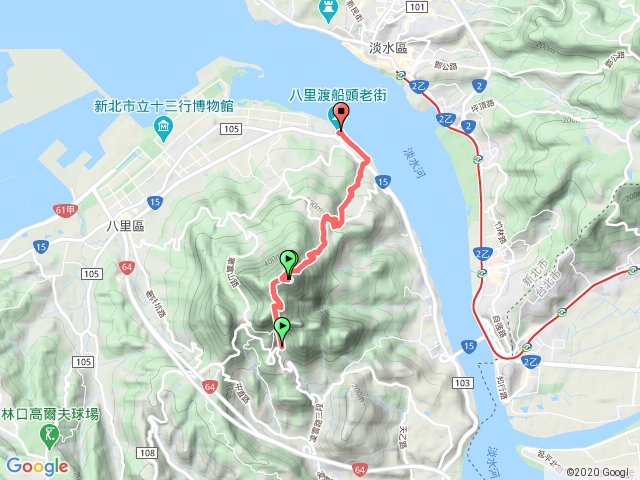 硬漢嶺-八里渡船頭