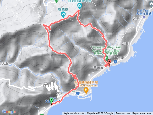 桃源谷步道(大溪線上-石觀音線下）