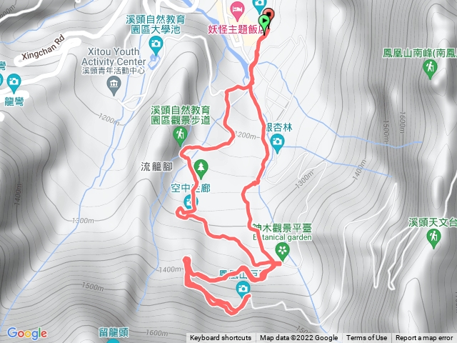 溪頭神木巨石