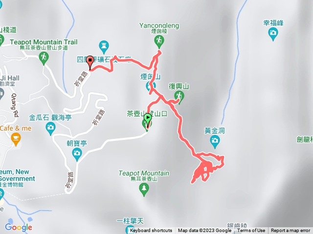 《黃金傳說》-黃金洞O型+復興山+煙囪山+哈巴狗岩+水管路2023.04.28中午起登