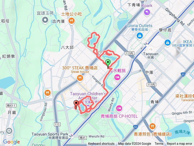 中壢老街溪(公四公園洽溪公園)青塘園