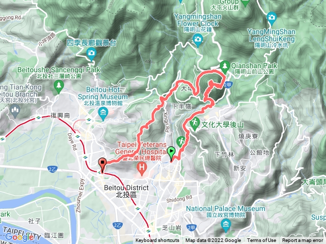 天母古道登紗帽山出龍鳳谷走奇岩稜
