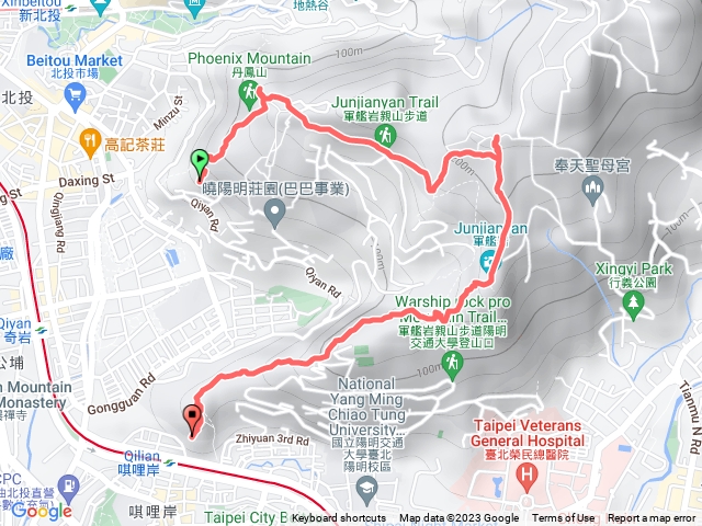 2023.02.26 丹鳳軍艦岩連峰(丹鳳山>軍艦岩>唭哩岸山>奇岩山)