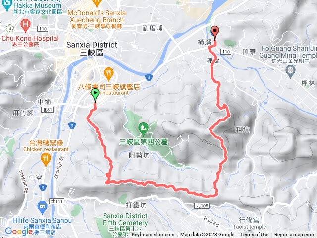 三峽區王公坑山到溪南尖山