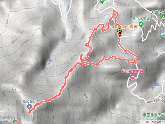 鵝公髻山1上2下