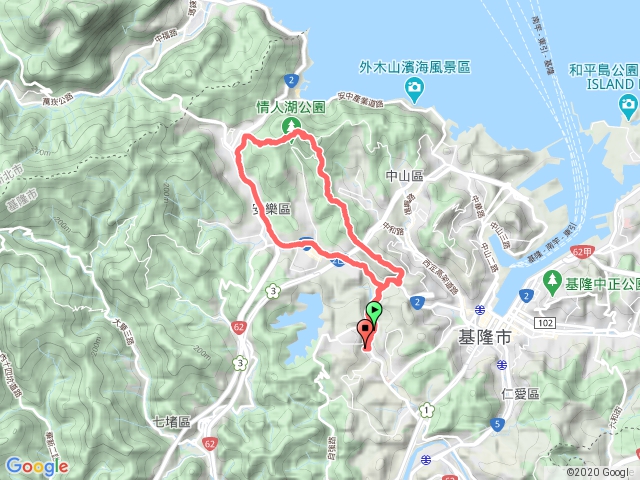 基隆市區天際線踏行