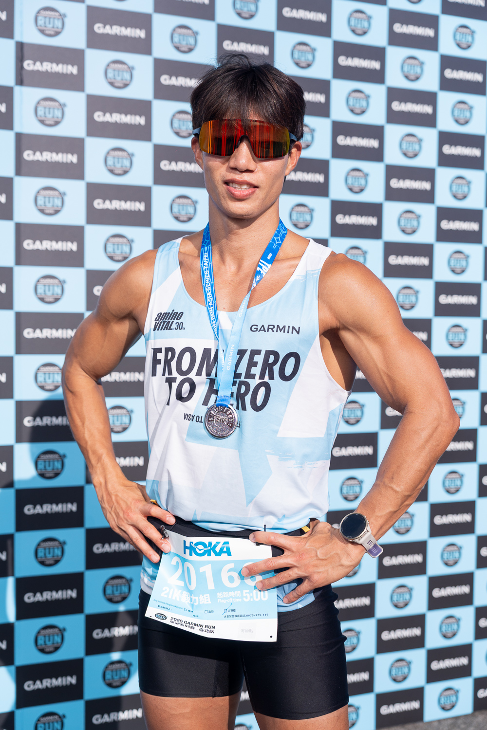 【專訪】洪範錫 Garmin Run 臺北站首度參賽｜從消防員、軍旅到跑者，體能之巔的運動信念