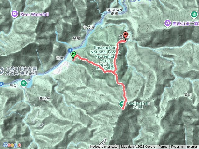 谷關七雄-八仙山(松鶴上、遊樂區出)