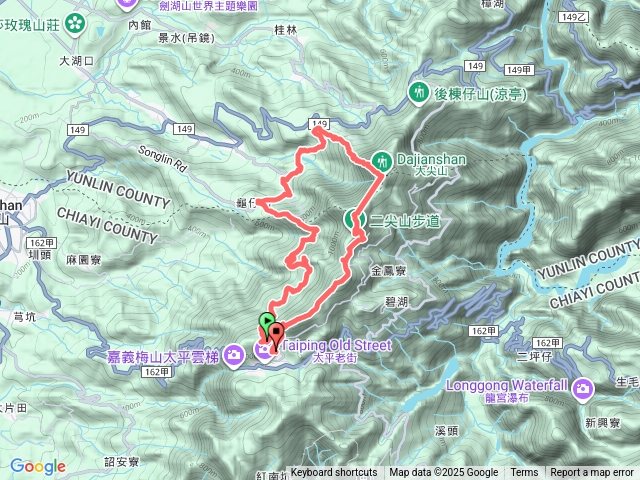 雲嘉五連鋒O型大縱走