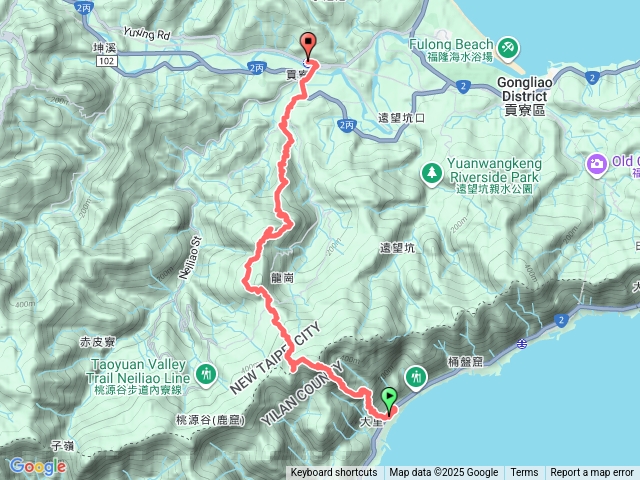 大貢縱走(灣坑頭山_外打林山_龍字碑_大石壁坑山)預覽圖