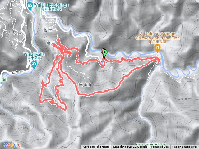 阿玉溪山、拉樸山、大刀山