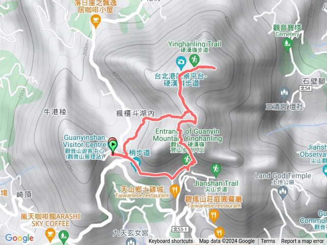 觀音山 楓櫃嘴湖 硬漢嶺