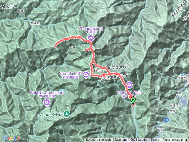 2024-11-23~25 秀霸登大霸群峰上聖稜線三日（順走中霸尖山耶巴奧山巴紗拉雲山新達山）預覽圖