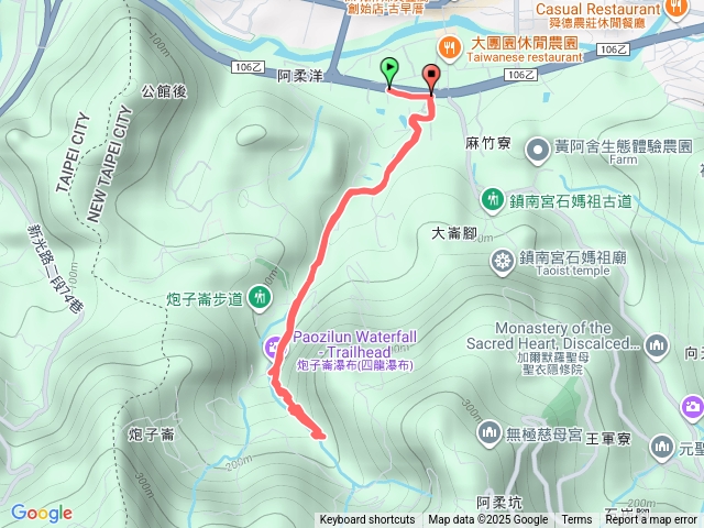 砲子崙瀑布預覽圖