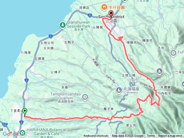 下圭柔山到三芝