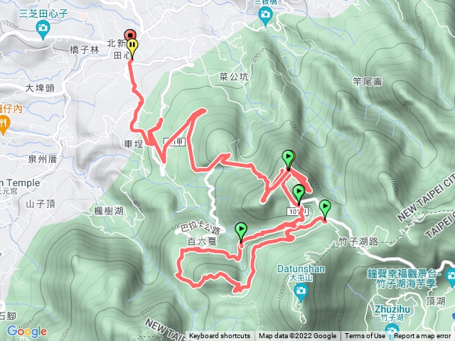  二子山-百拉卡山-烘爐山-巴拉卡公路