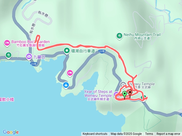 文武廟內湖山步道