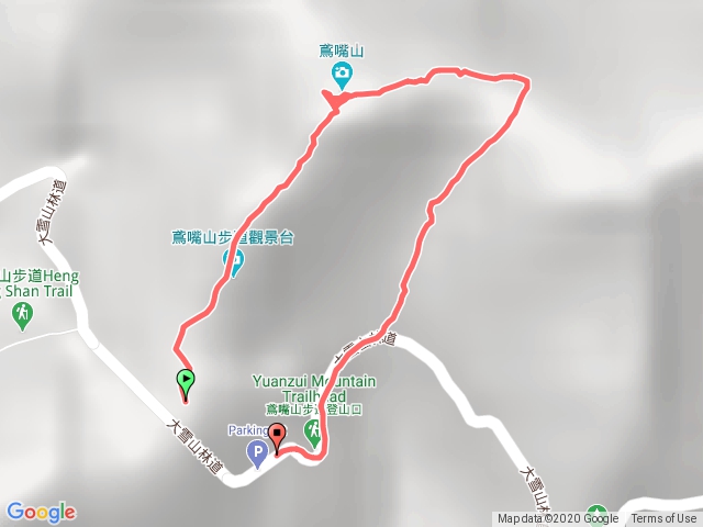 鳶嘴山最小的一圈