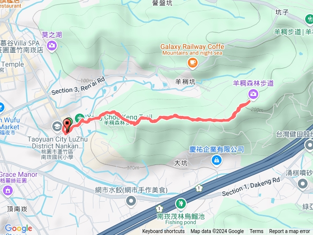 20241030羊稠森林步道中山路-觀景台來回預覽圖