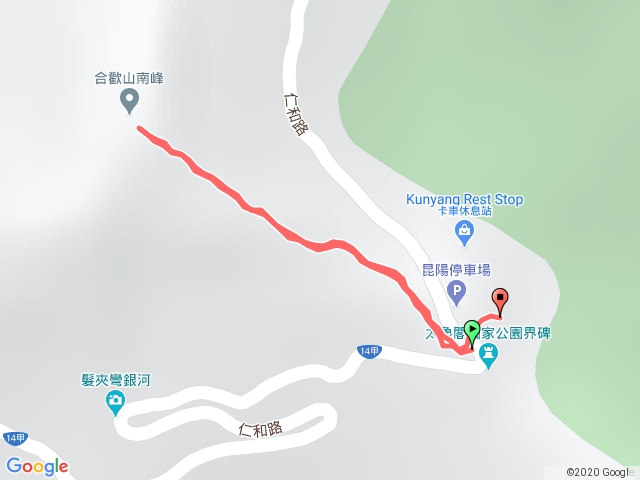 20200530合歡南峰步道