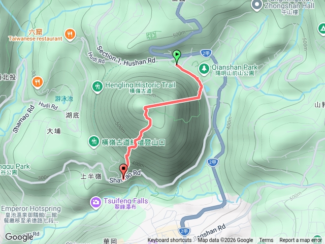 紗帽山 （陽明湖登山口-大埔登山口）預覽圖