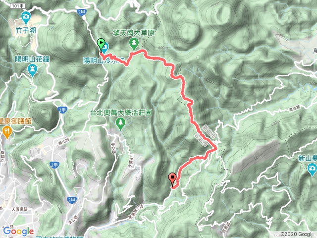 台北大縱走北三段-冷水坑～風櫃嘴～聖人橋1080421