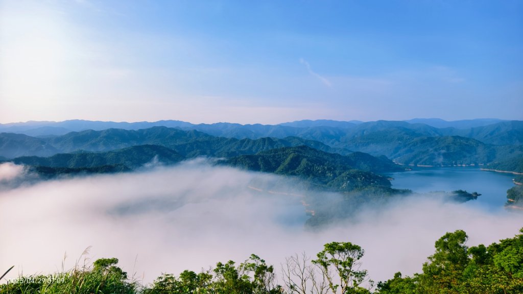 翡翠水庫壩頂 #火燒雲雲海 #日出雲海 #鱷魚島 #藍腹鷴 4/29_2772722