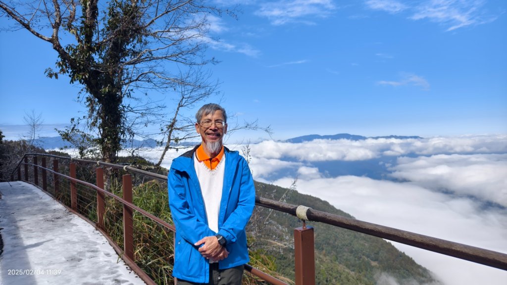 我的2025 第二場雪 #觀雲步道 #雲海 #望洋山 #黃喉貂 #山羌？#水鹿？2/4_2706588