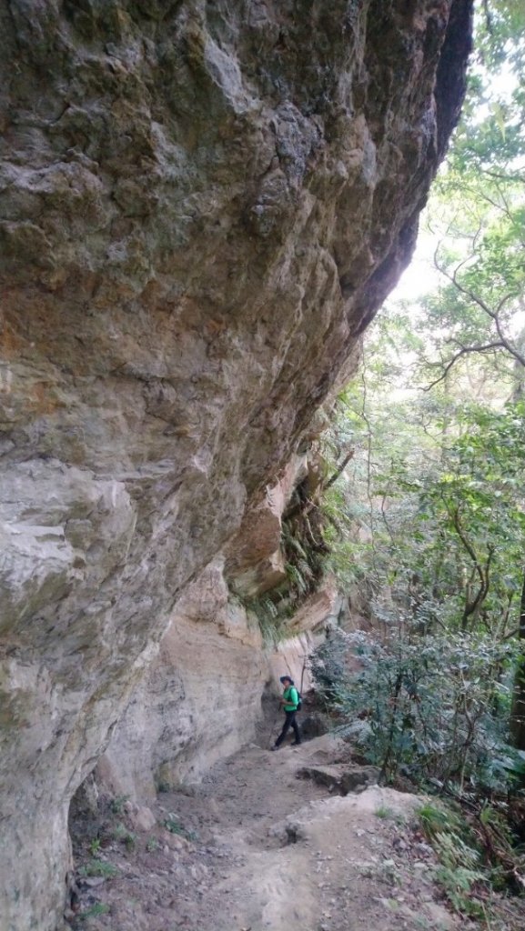 四分子古道、月扇湖山大岩壁O走_1291830