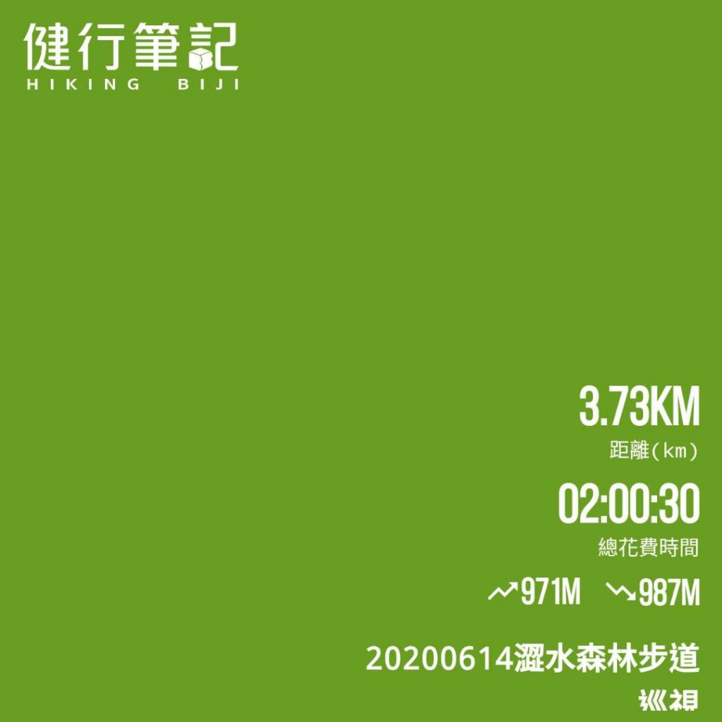 步道巡訪員 l 20200614日澀水森林步道巡訪封面圖