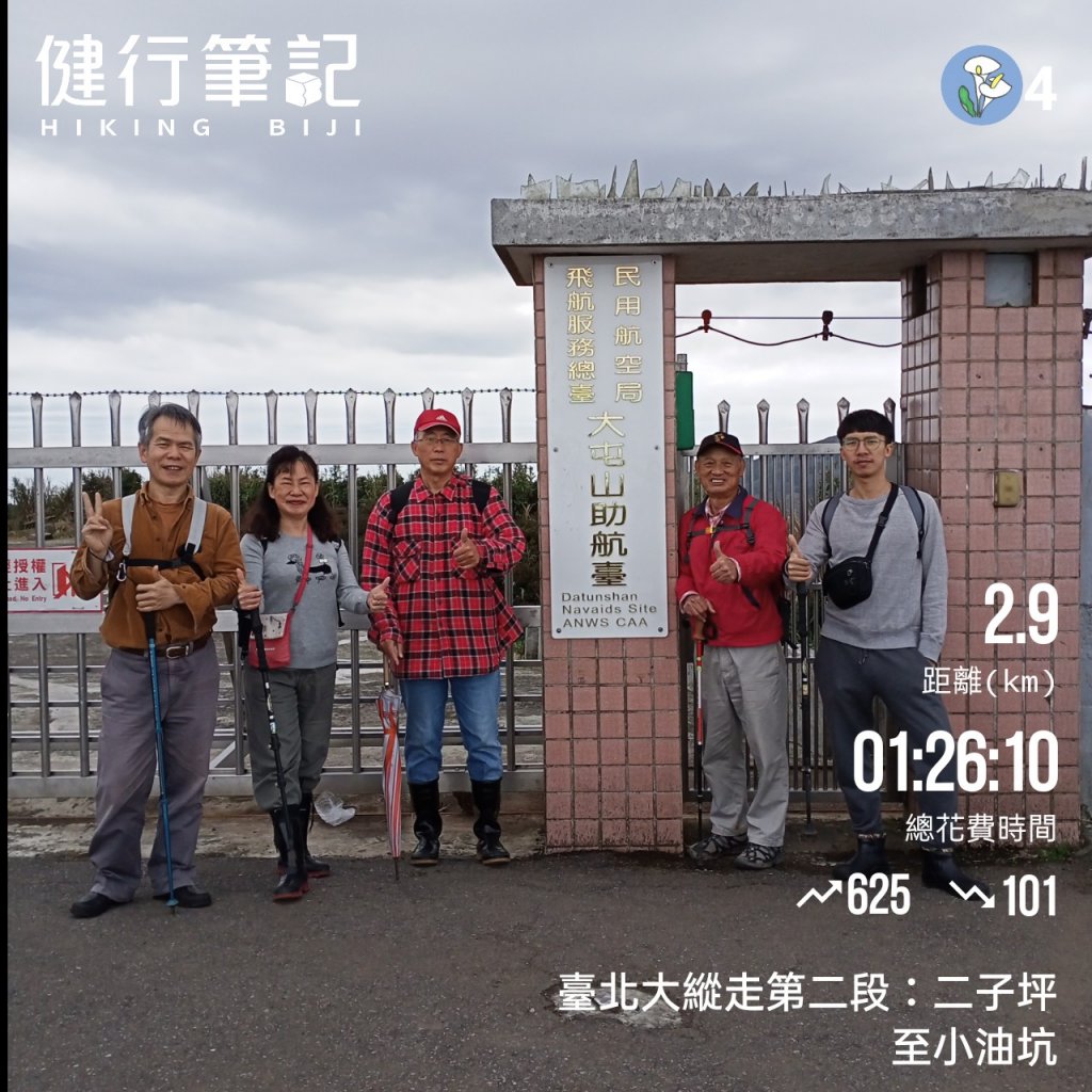 【臺北大縱走 2】鞍部→大屯群峰→清天宮_1276295