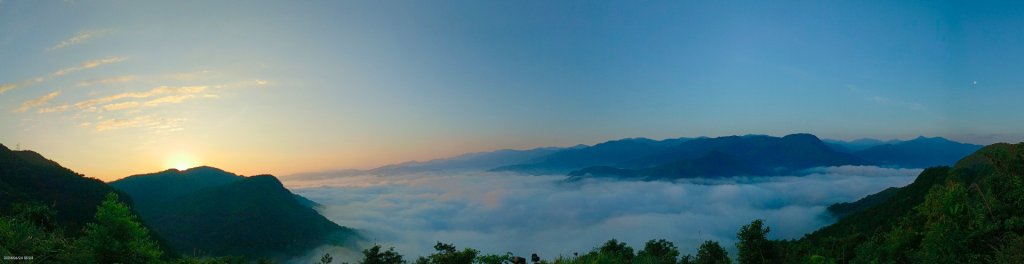 翡翠水庫壩頂星空月亮/日出雲海6/24 #日月同框雲海_2533548