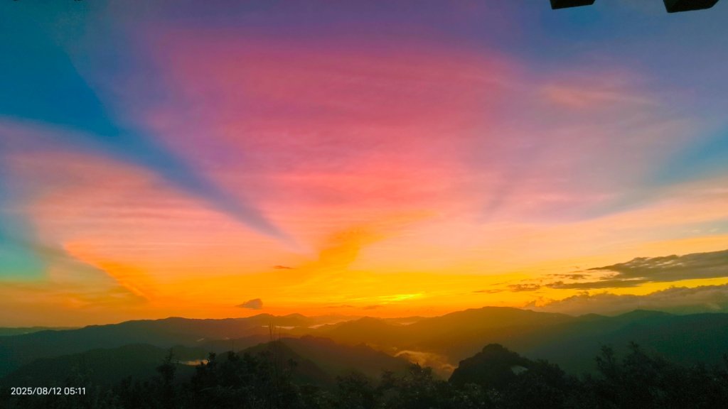 #二格山 #火燒雲 #霞光 #日出 8/12封面圖