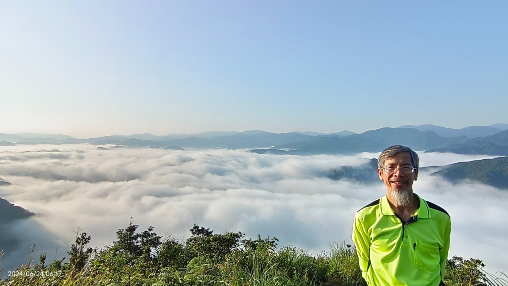 翡翠水庫壩頂星空月亮/日出雲海6/24 #日月同框雲海_2533527