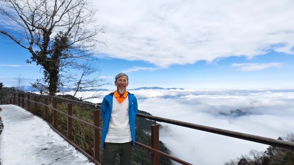我的2025 第二場雪 #觀雲步道 #雲海 #望洋山 #黃喉貂 #山羌？#水鹿？2/4_2706579
