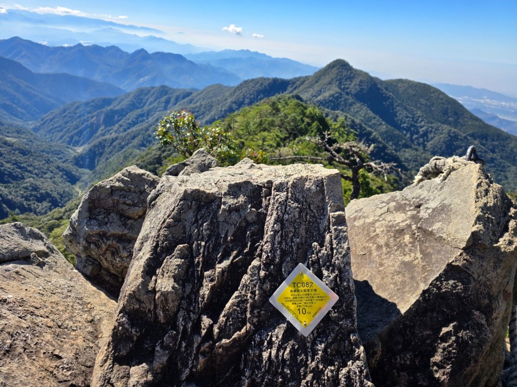 沒雲海只有藍天白雲的鳶嘴山_2663248