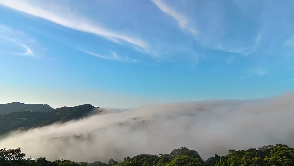 夜景 #琉璃光雲瀑 &火燒雲日出&藍天 #雲瀑  6/25_2534957