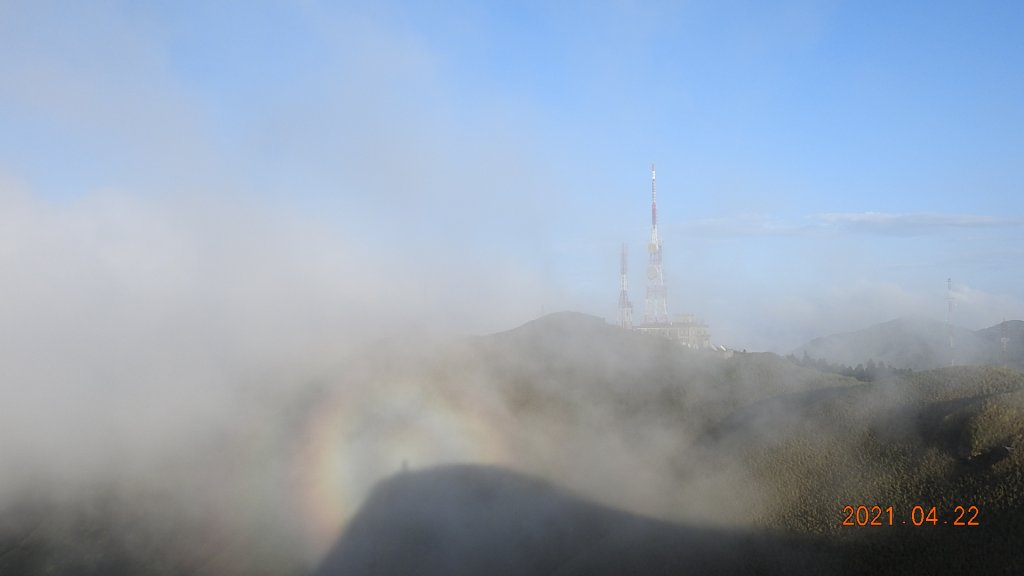 陽明山再見雲瀑觀音圈+月亮同框&夕陽4/22&24_1359648