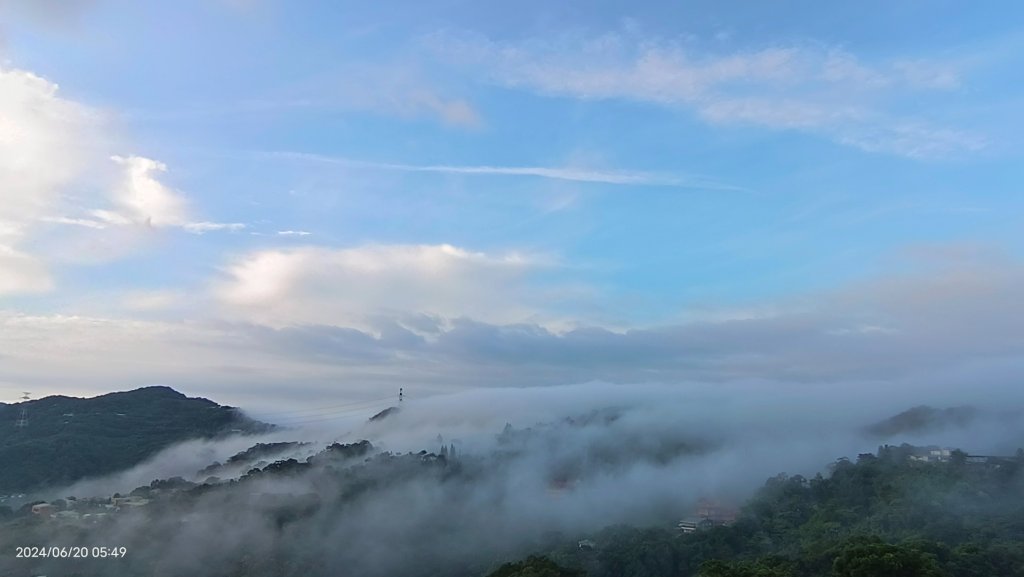 石碇趴趴走追雲趣-夜景雲瀑&日出&藍天雲瀑6/20 #雲瀑 #縮時攝影_2530735