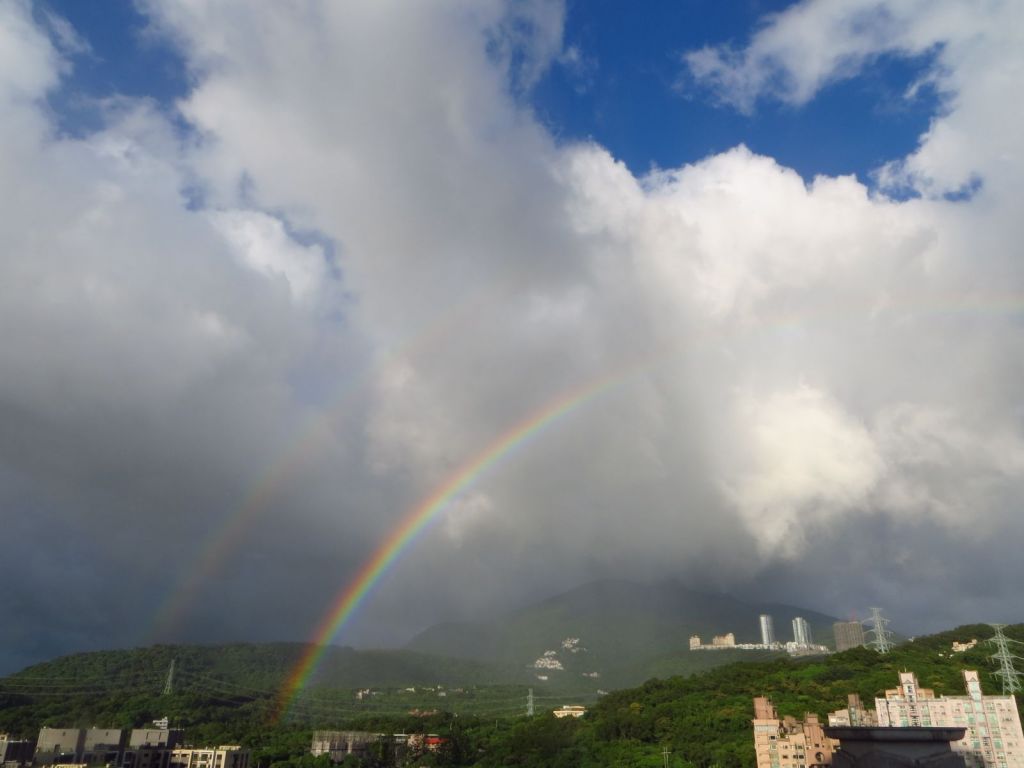 山竹颱風帶來北部雙彩虹與藍天綠水的祝福_407770