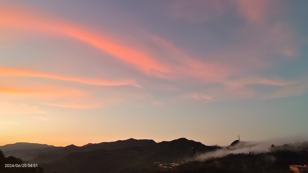 夜景 #琉璃光雲瀑 &火燒雲日出&藍天 #雲瀑  6/25_2534902
