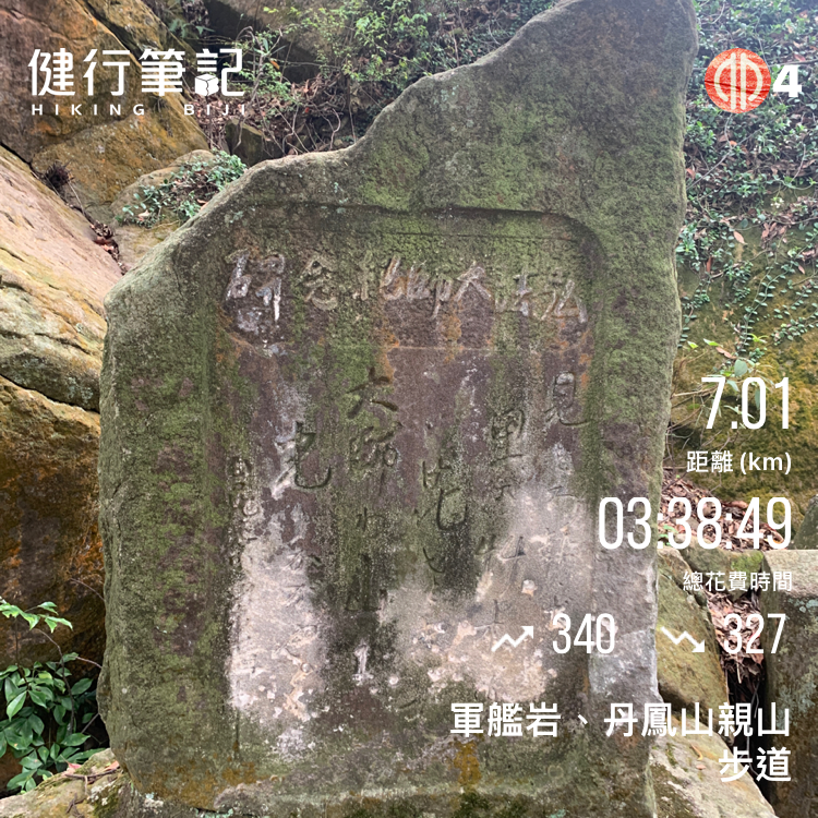 石牌站-陽明大學-軍艦岩步道-丹鳳山道_1319025