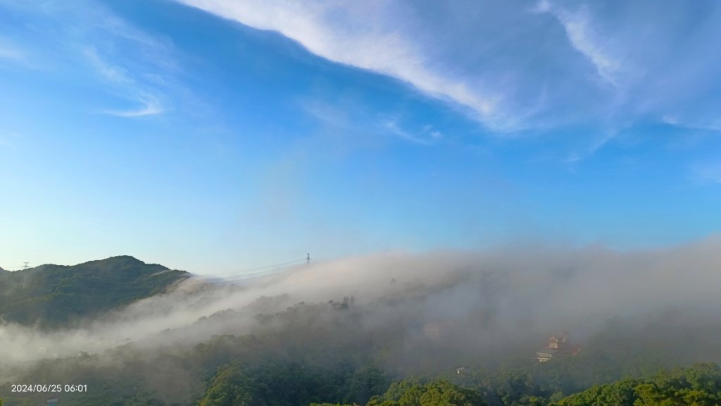 夜景 #琉璃光雲瀑 &火燒雲日出&藍天 #雲瀑  6/25_2534963