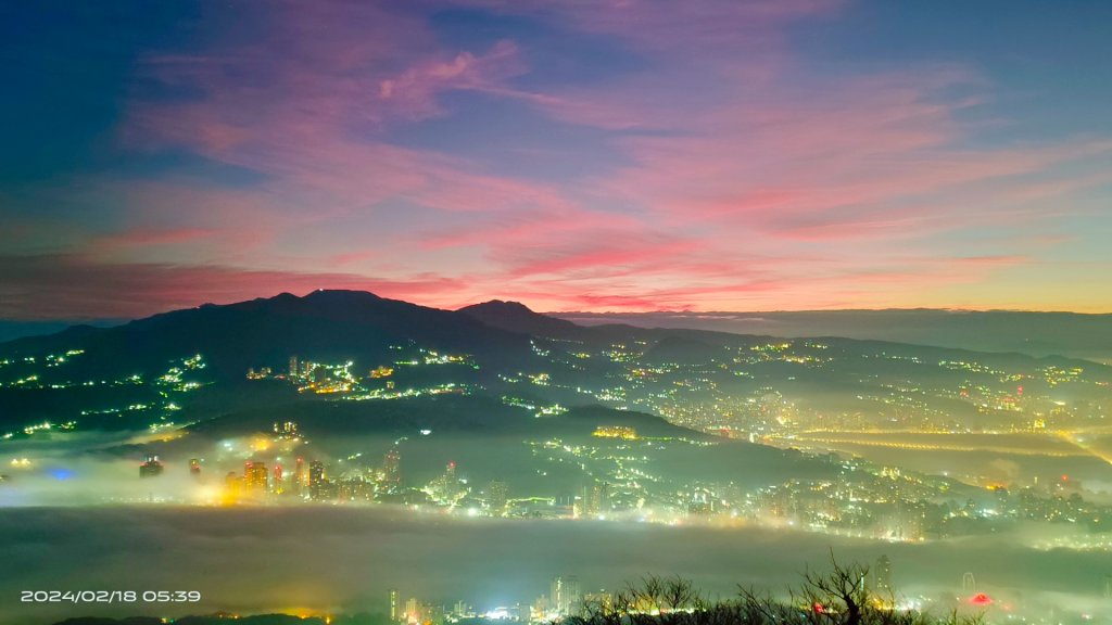 觀音山/硬漢嶺夜景琉璃光&火燒雲20240218 V.清透濾鏡特效修圖_2467784