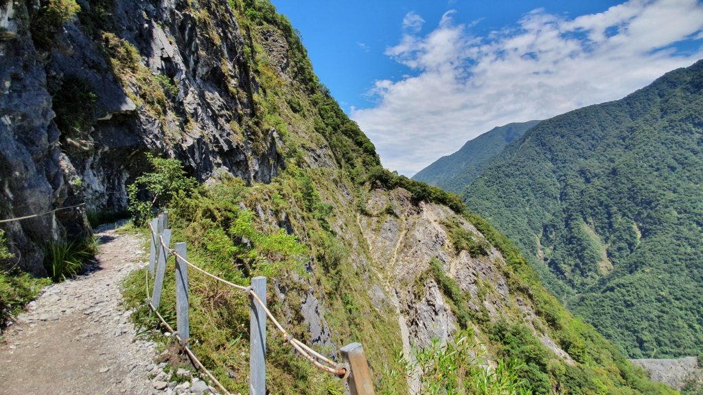 藍天白雲的錐麓古道真是美極了_1016076